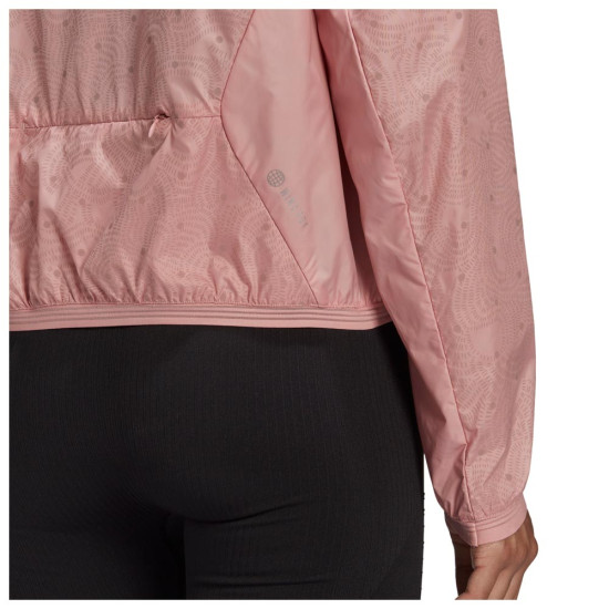 Adidas Γυναικείο αντιανεμικό μπουφάν Run Fast Radically Reflective